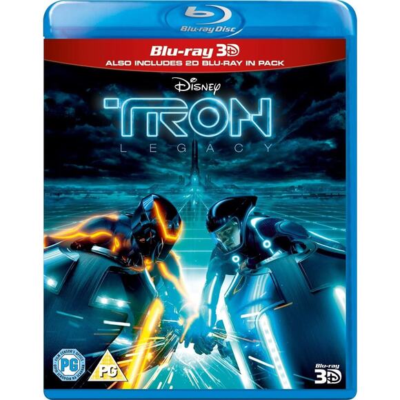 Tron Legacy 3D + 2D Blu-ray | Disney Sci-Fi Action Movie | All Regions | New - Picture 1 of 3